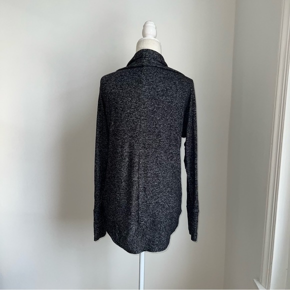 🍋 ATHLETA Pose Wrap Open Cardigan In Grey - Picture 4 of 6